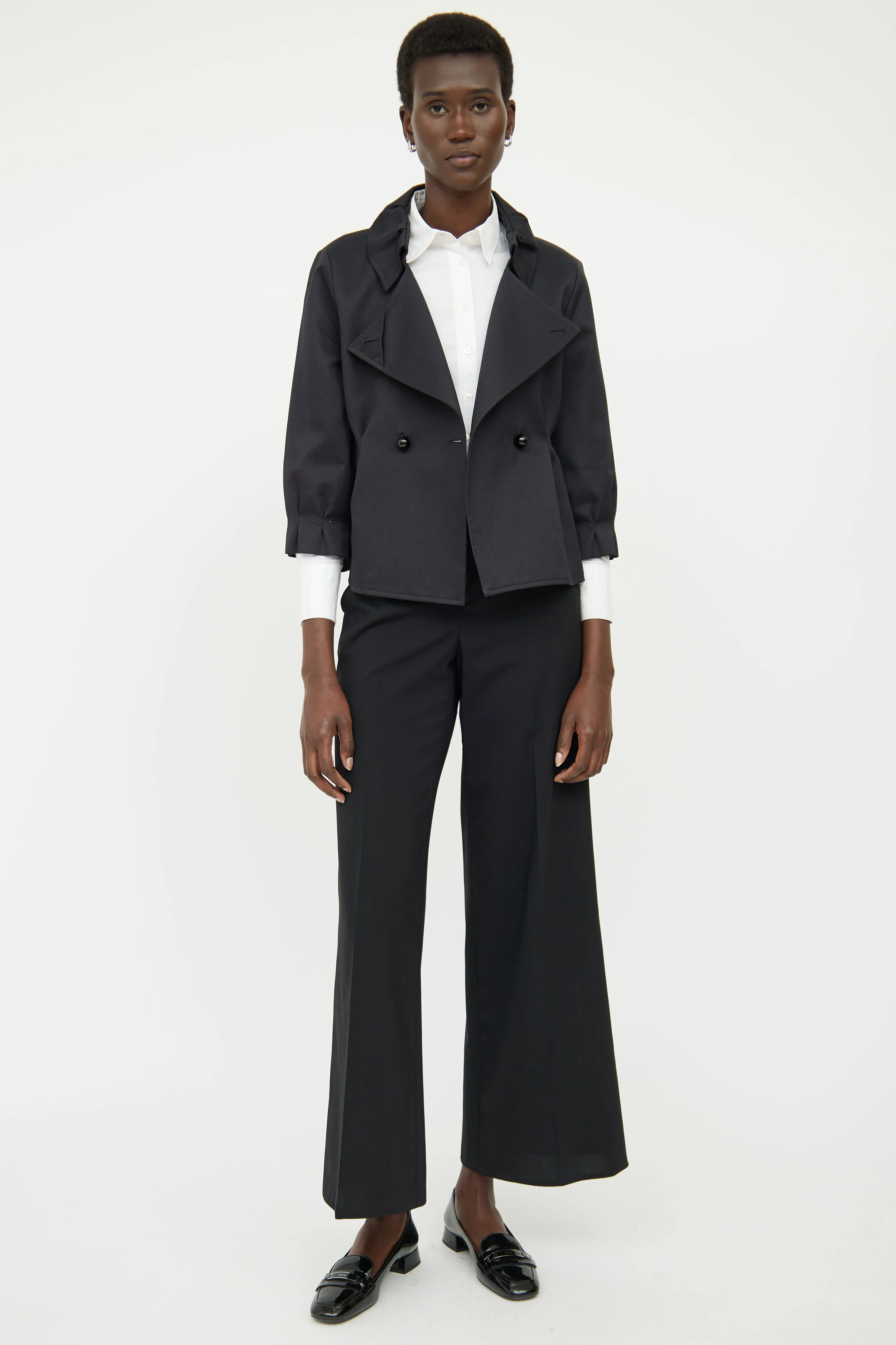 Black Panel Blazer