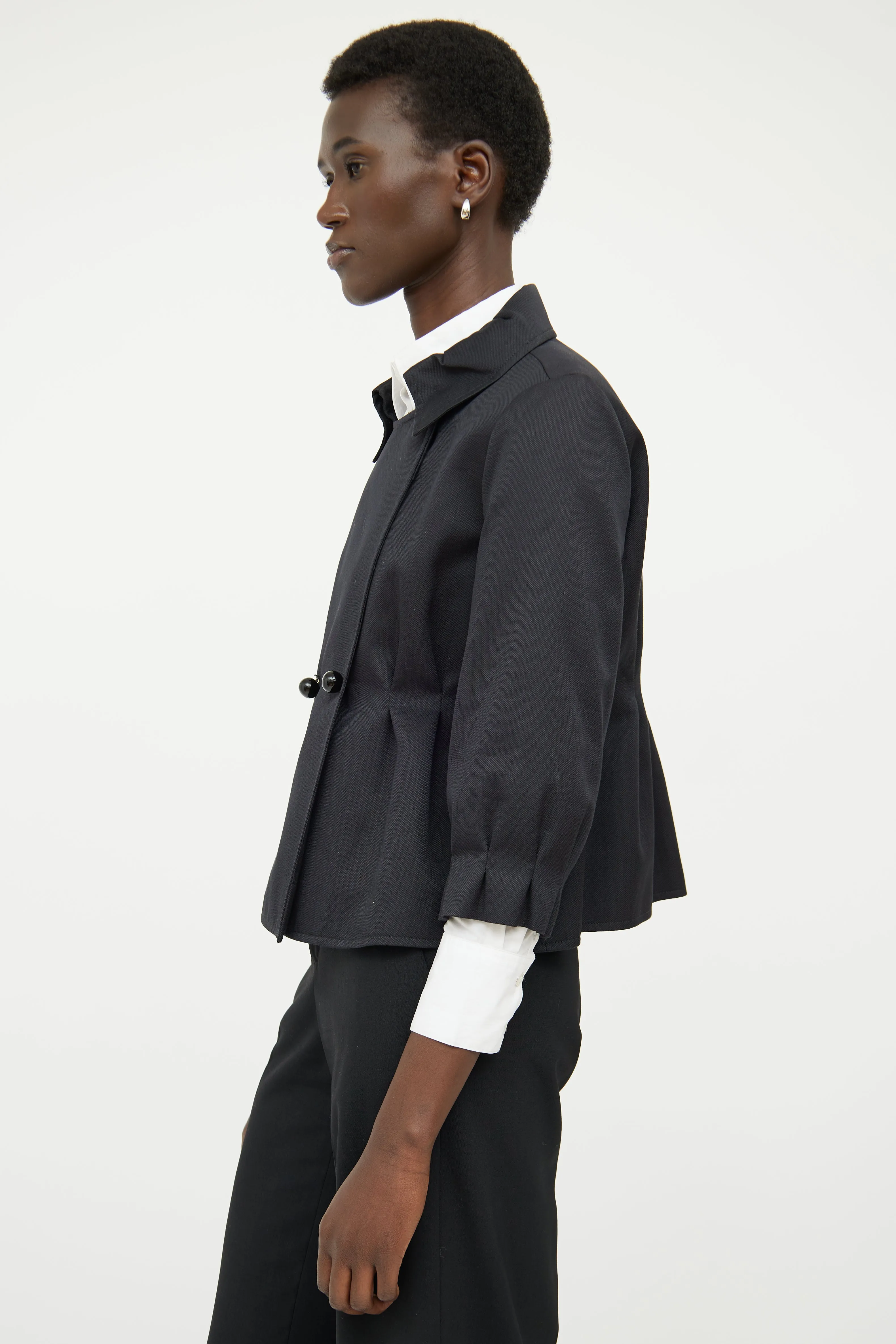 Black Panel Blazer
