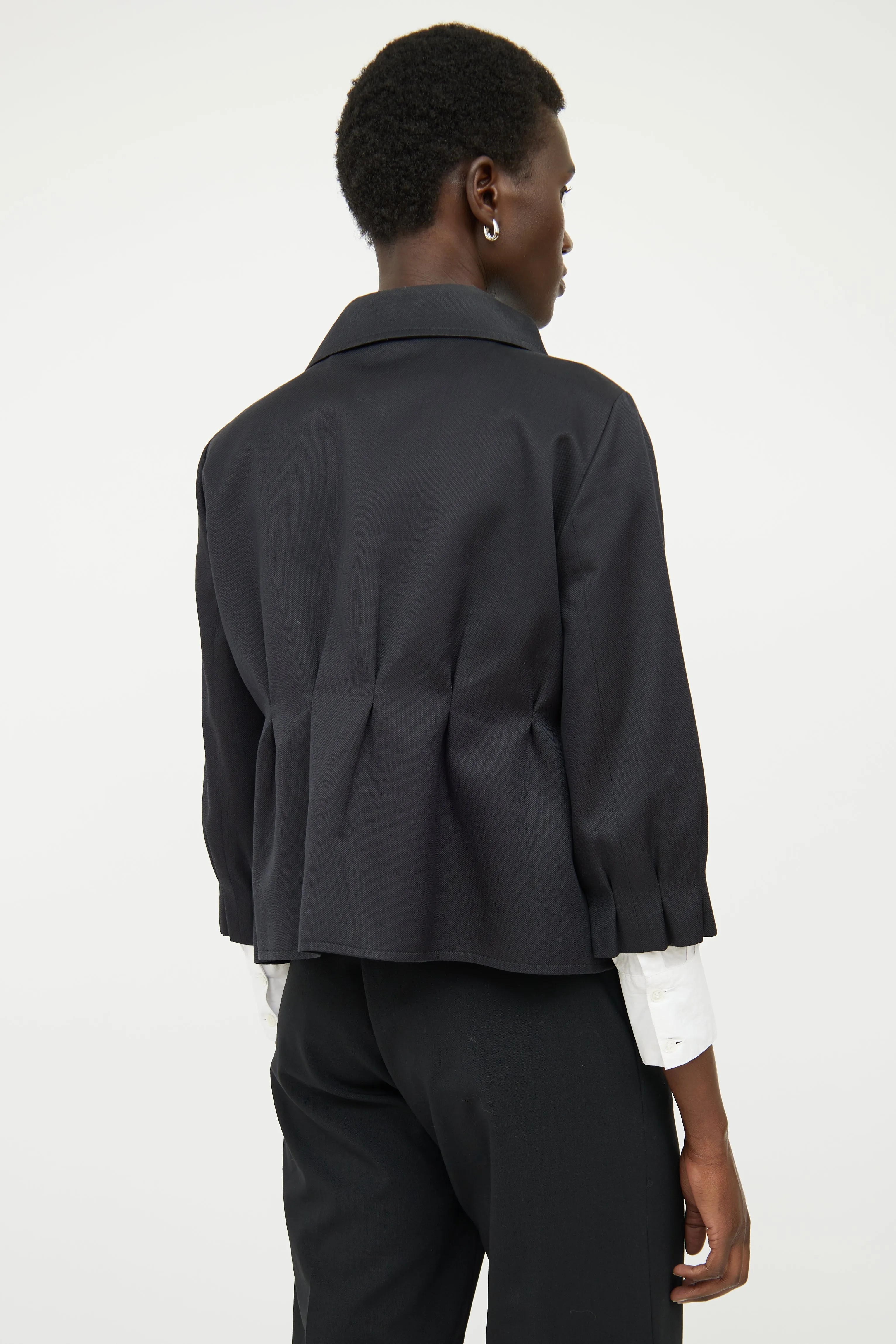 Black Panel Blazer