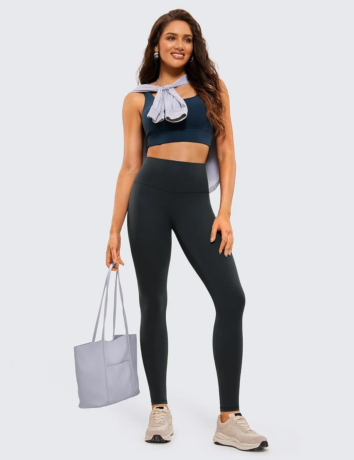 CRZ YOGA Butterluxe Extra Long Leggings for Tall Women 31 Inches - High Waisted Athletic Workout Soft Yoga Pants