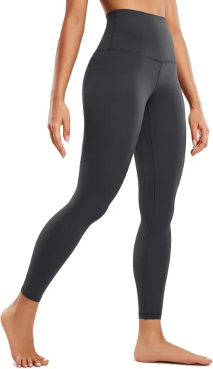 CRZ YOGA Super High Waisted Butterluxe Yoga Pants 25 Inches - Buttery Soft Workout Leggings for Women Over Belly