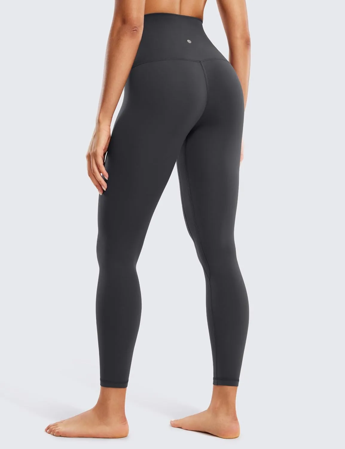 CRZ YOGA Super High Waisted Butterluxe Yoga Pants 25 Inches - Buttery Soft Workout Leggings for Women Over Belly