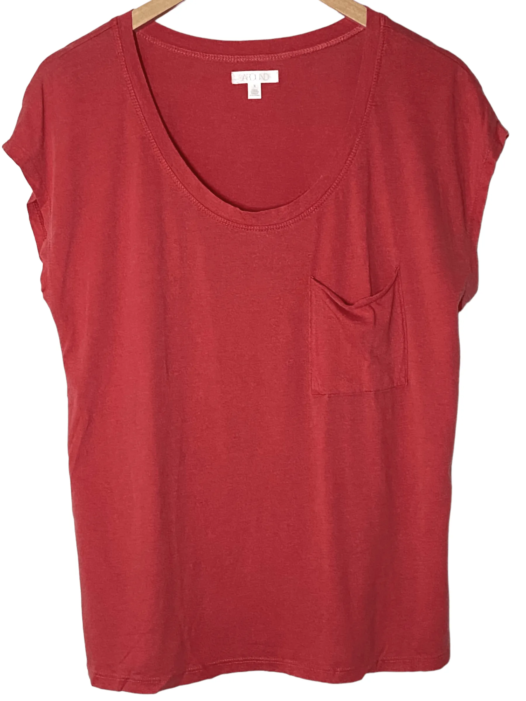 Dark Autumn Red Pepper Pocket Tee