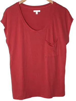 Dark Autumn Red Pepper Pocket Tee