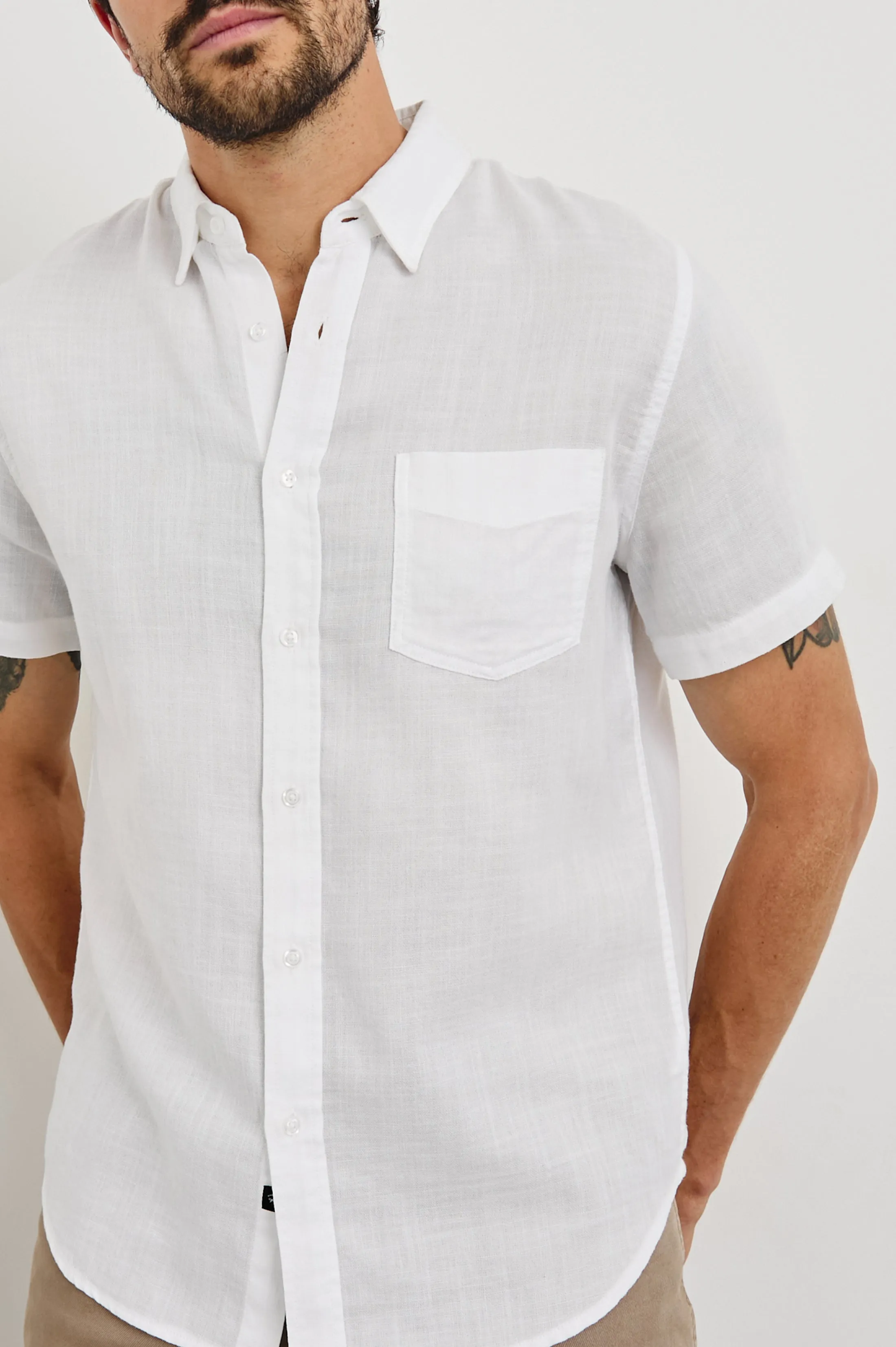 FAIRFAX RELAXED FIT SHIRT - WHITE