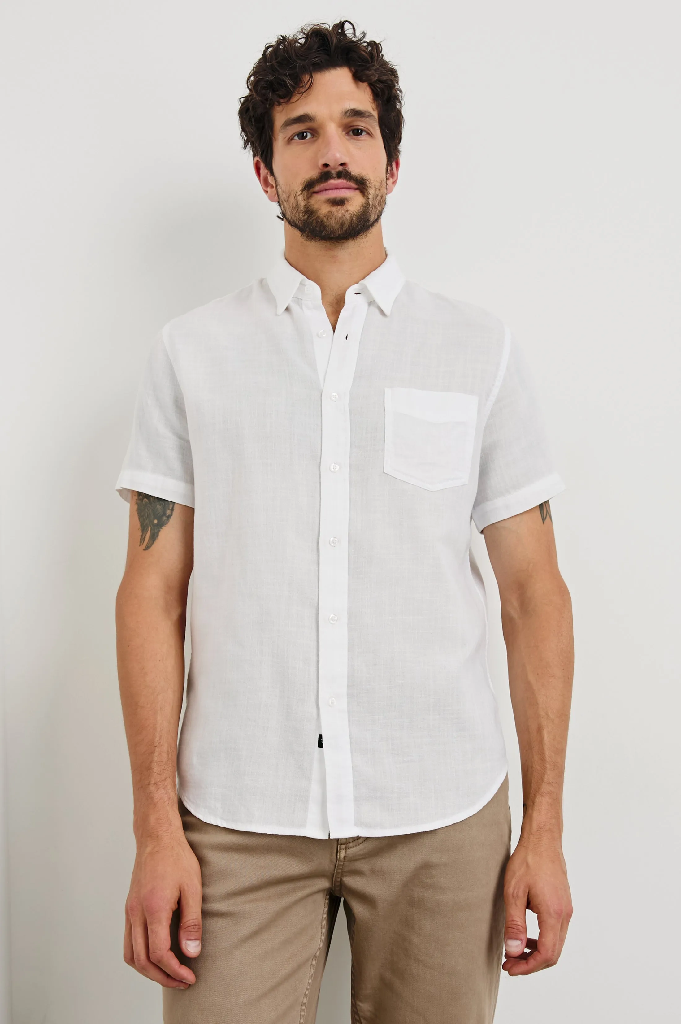 FAIRFAX RELAXED FIT SHIRT - WHITE