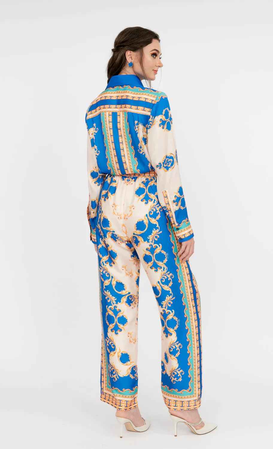Gianna Pants in Brilliant Blue