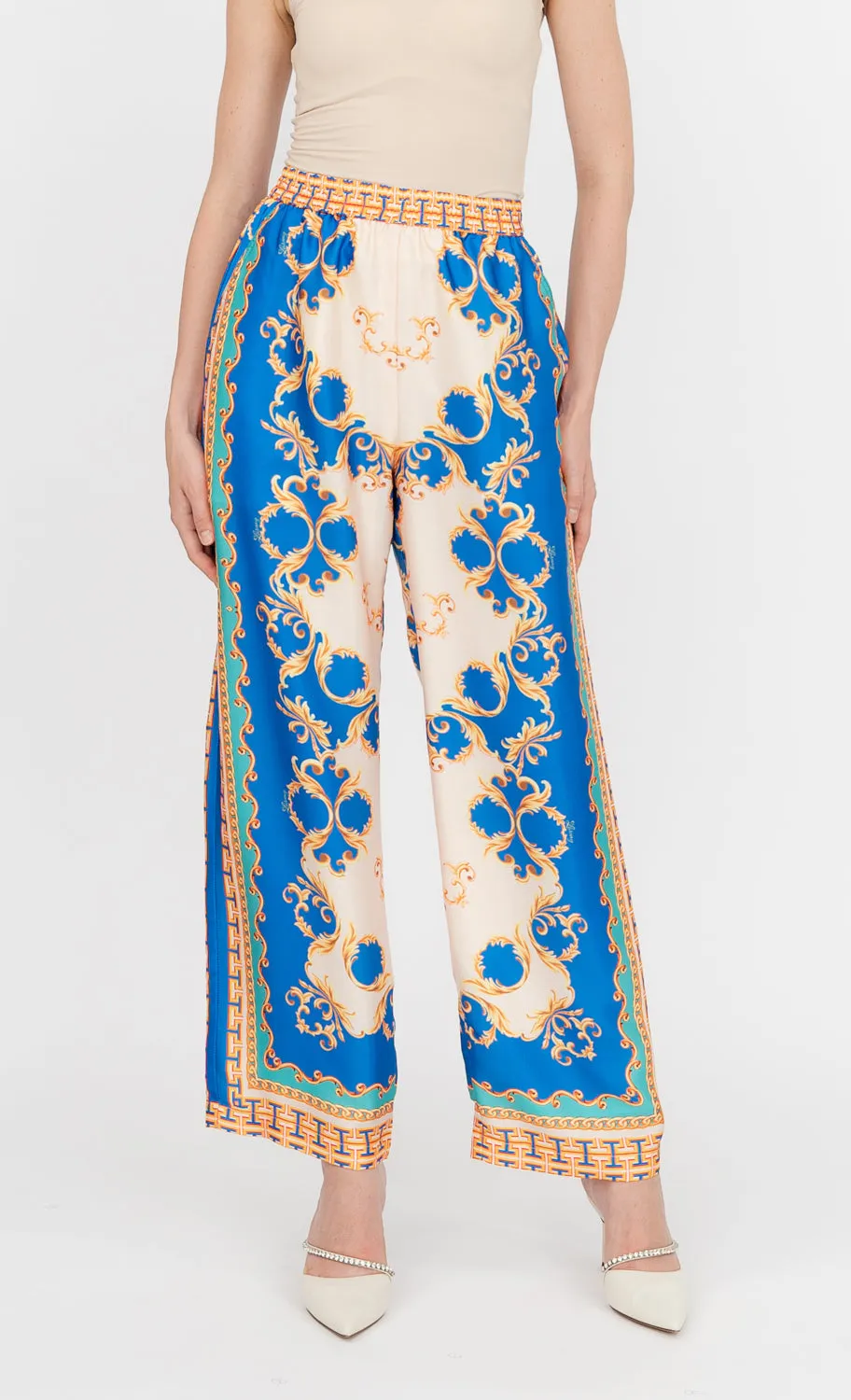 Gianna Pants in Brilliant Blue
