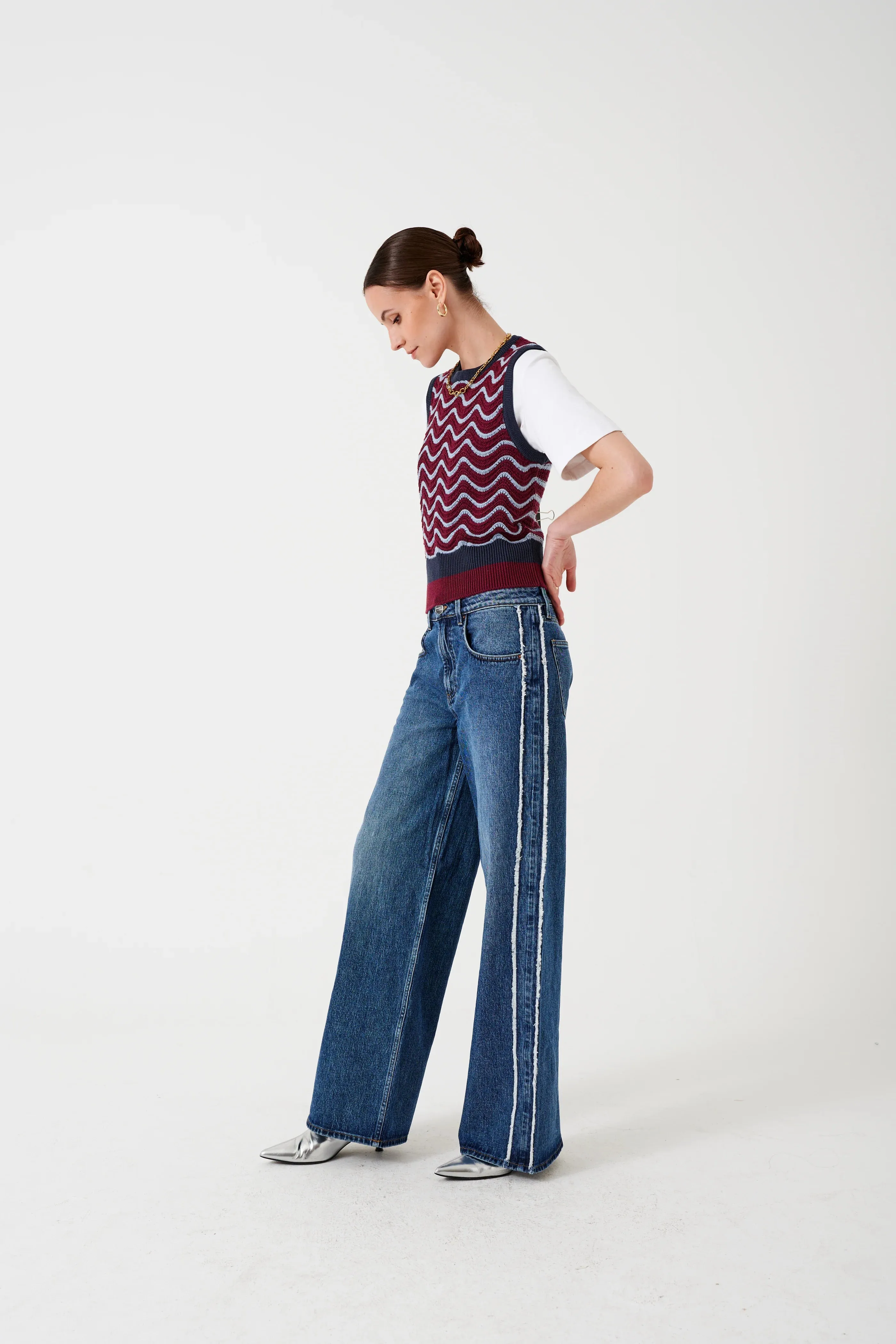 Gracie Side Stripe Jean Americana