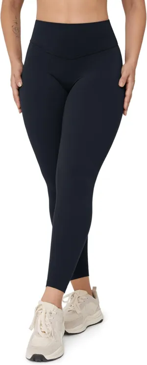 Hugcurve No Front Seam High Waisted Workout Leggings for Women Buttery Soft Yoga Pants Gym Athletic Tights - 25''
