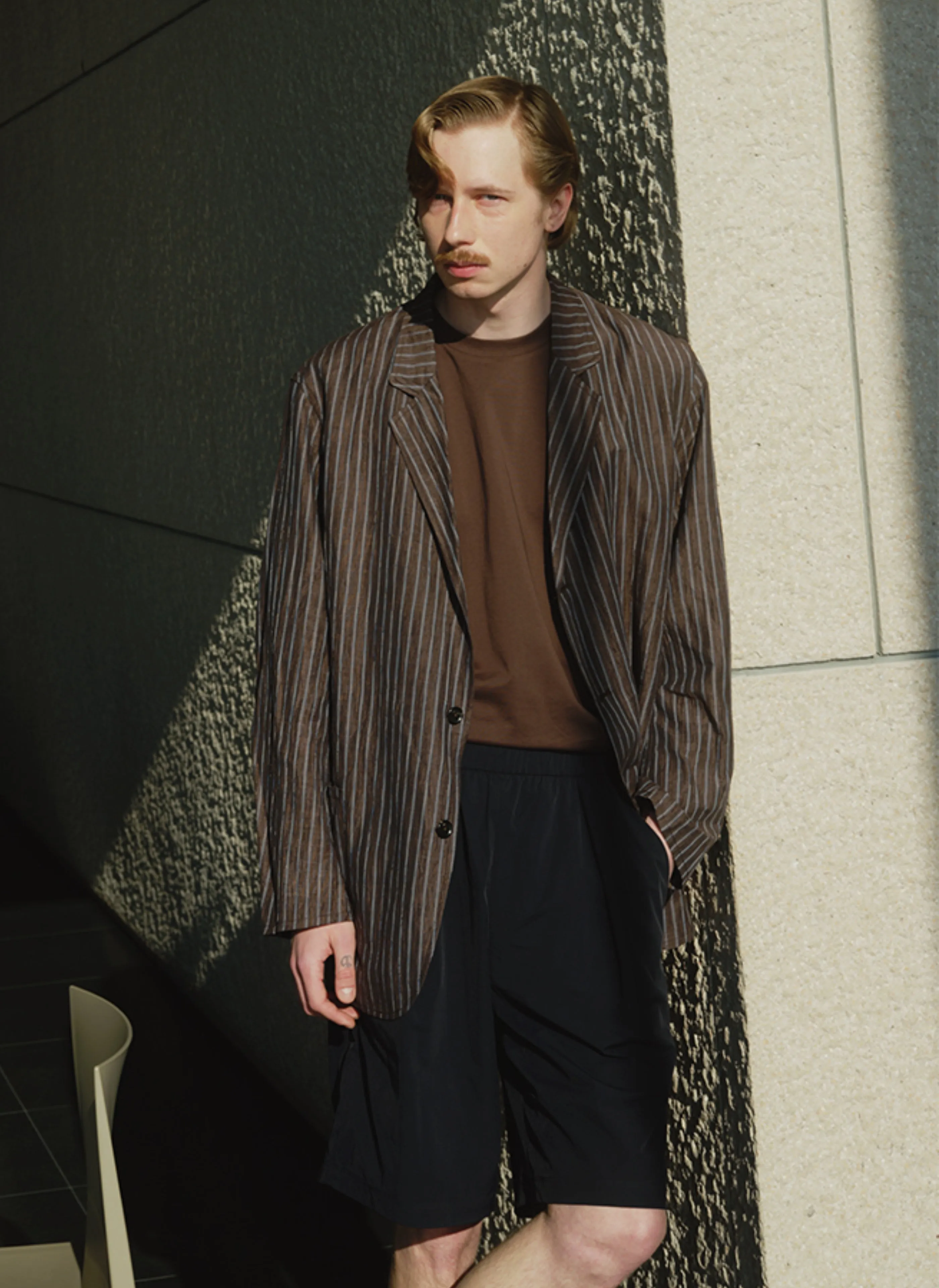 Hybrid Linen Single Breasted Soft Blazer