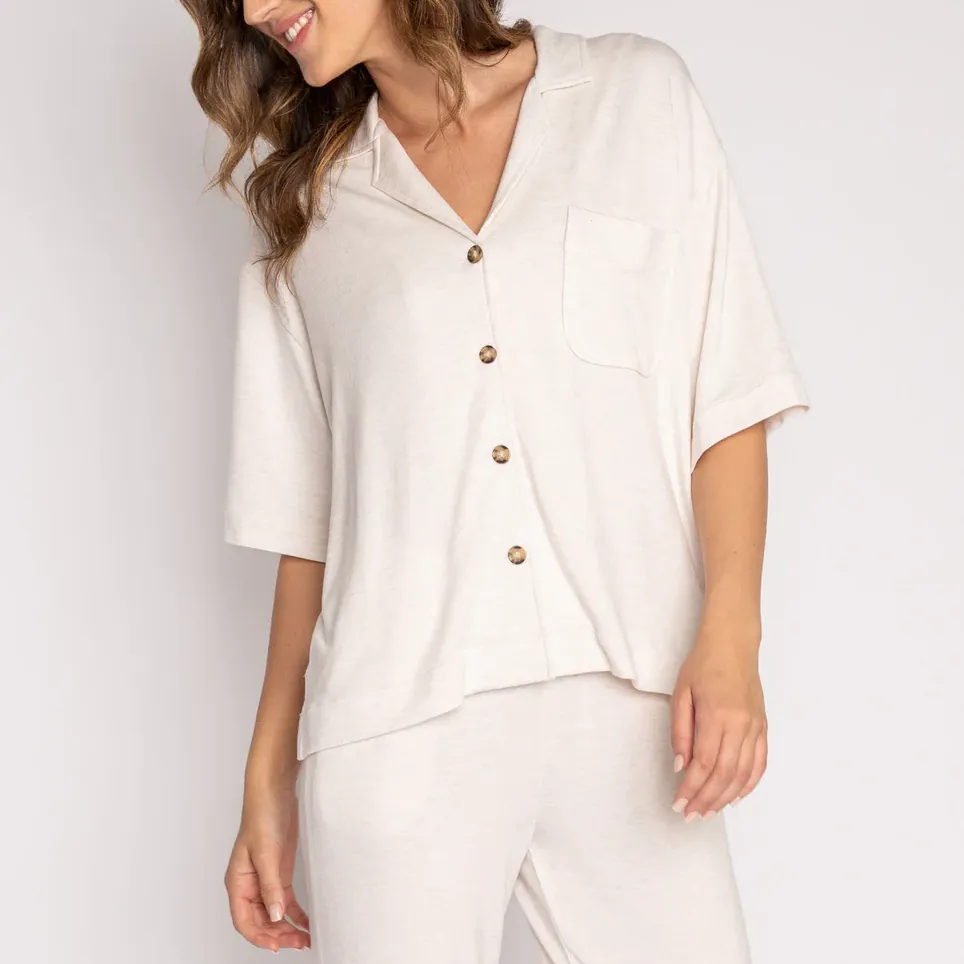 Jammie Essential Tee (Oatmeal)