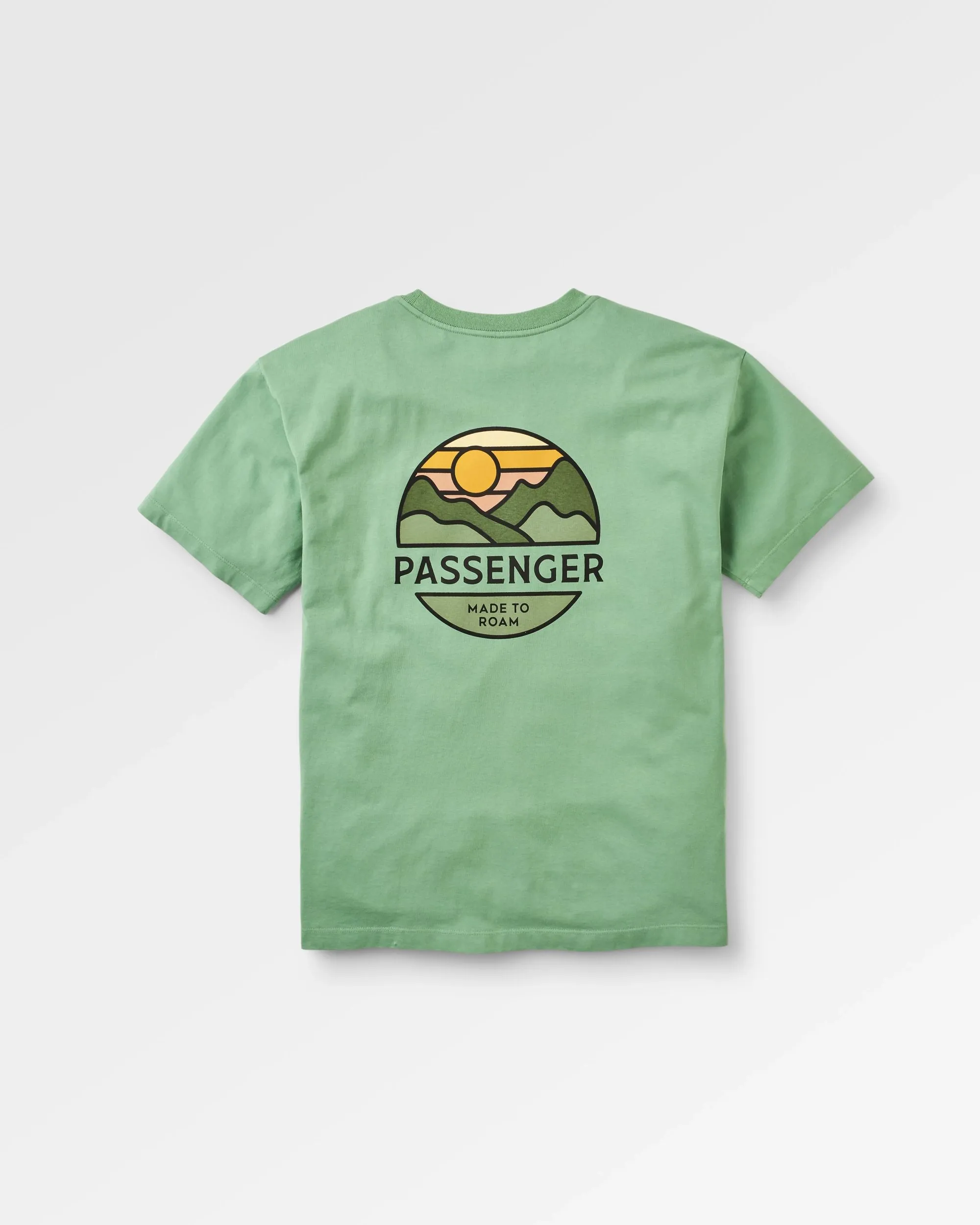 Laidback Recycled Cotton Relaxed Fit T-Shirt - Stem Green
