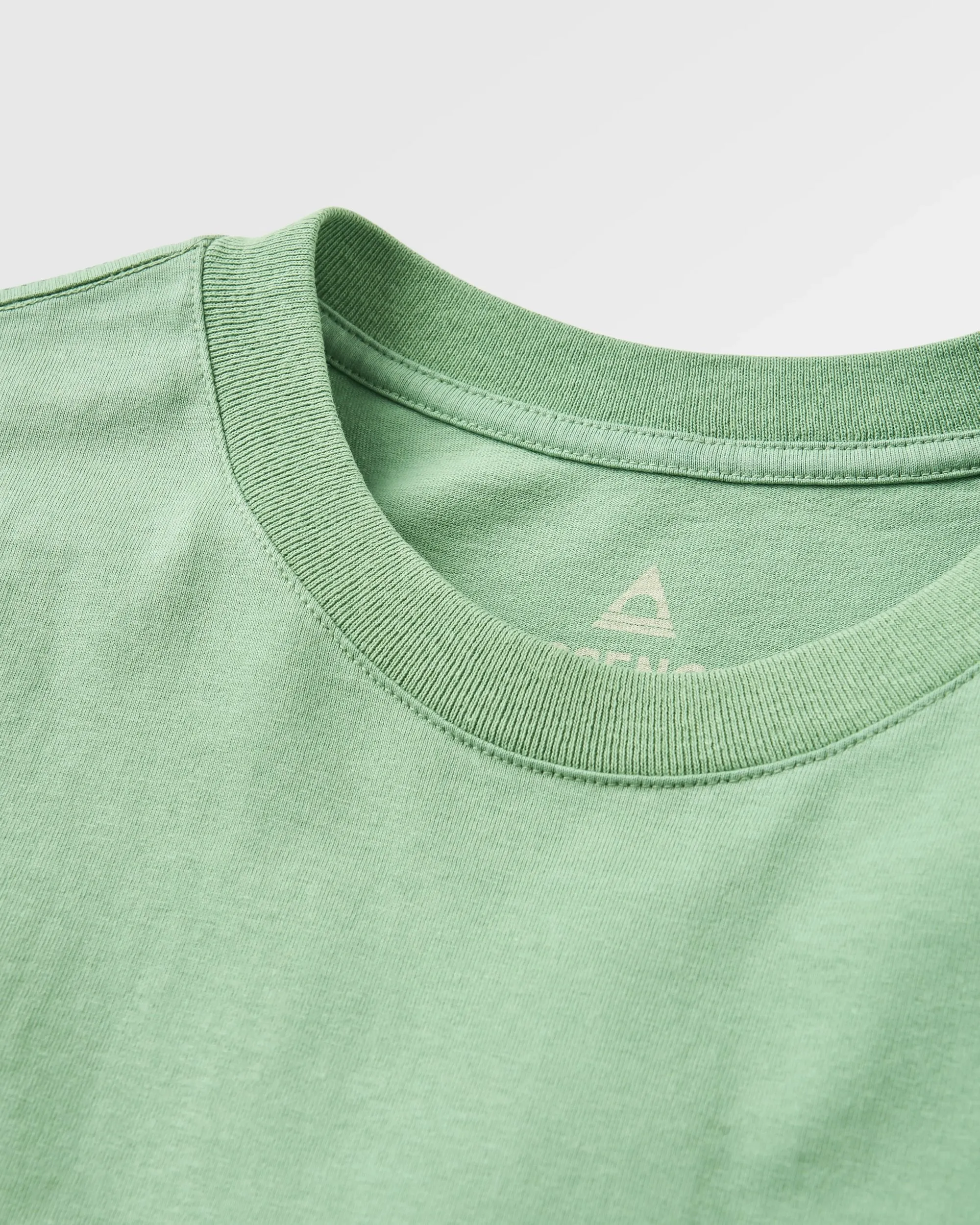 Laidback Recycled Cotton Relaxed Fit T-Shirt - Stem Green