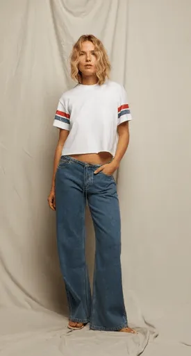 Lexi / Cotton Jersey Short Sleeve Crew Tee