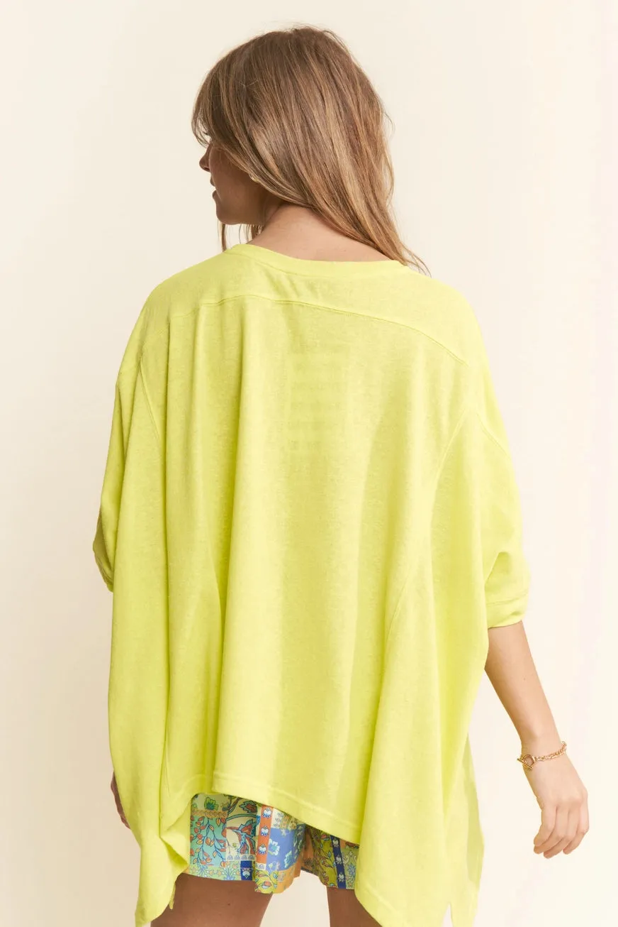 Lime Wedge Oversized Tee
