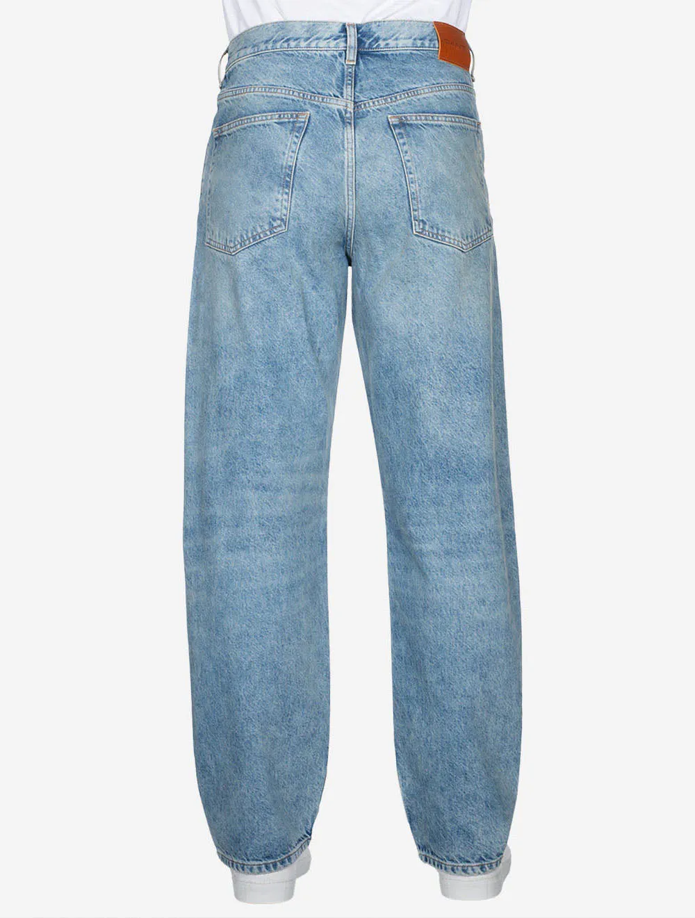 Loose Fit Jeans Light Blue Worn In