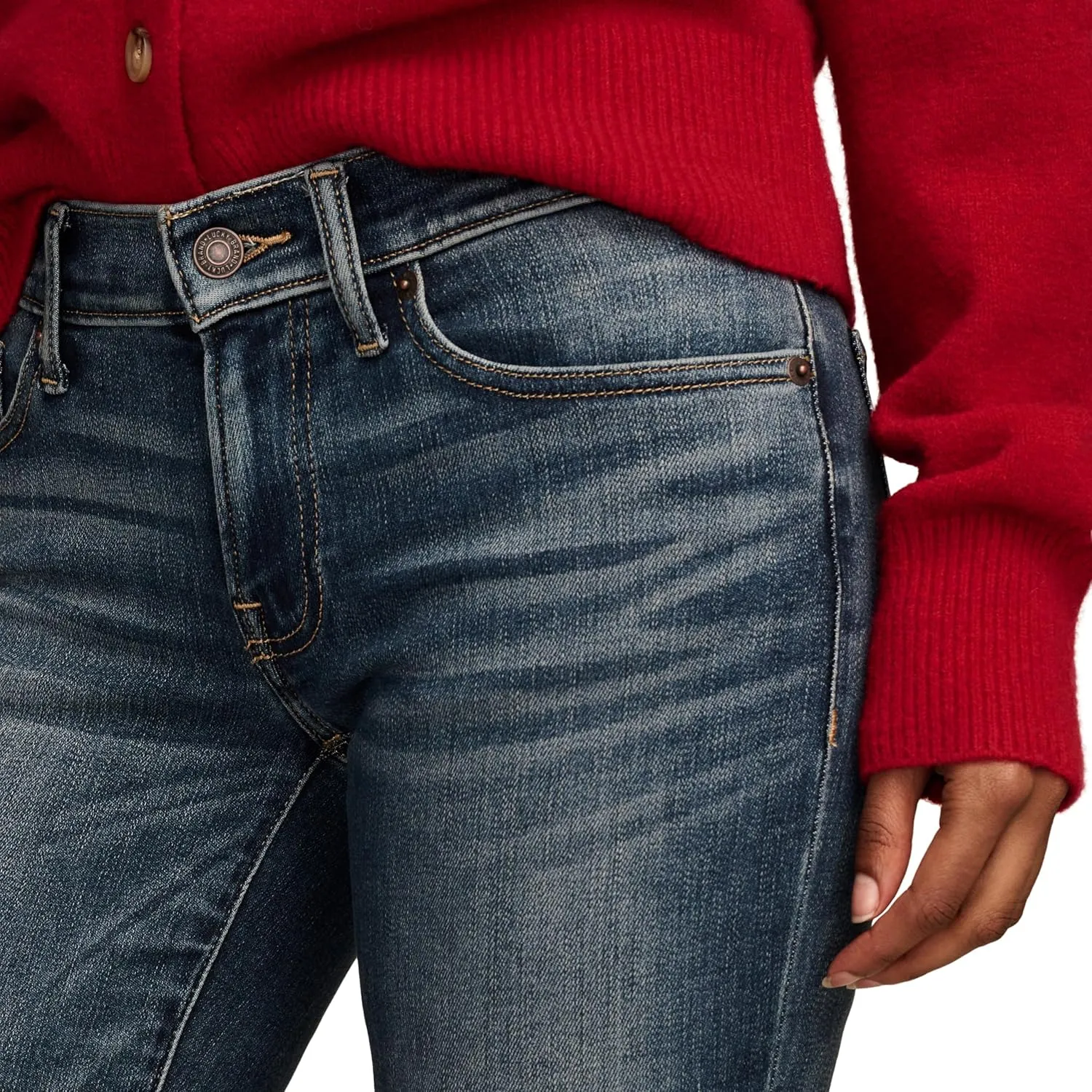 Lucky Brand Women's Mid Rise Sweet Straight Jeans