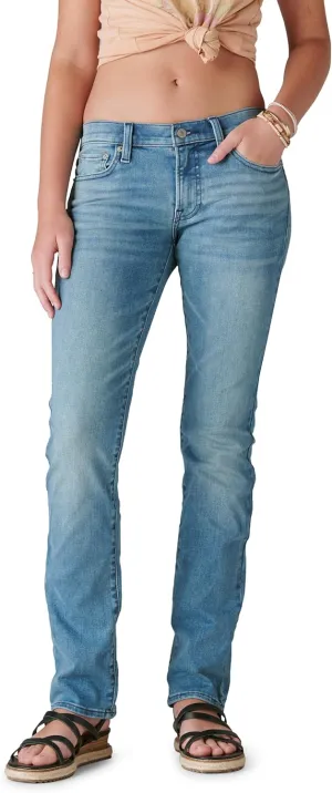 Lucky Brand Women's Mid Rise Sweet Straight