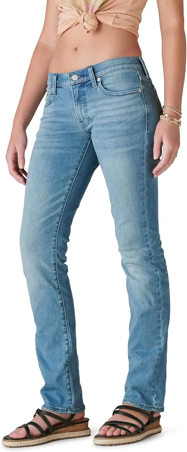 Lucky Brand Women's Mid Rise Sweet Straight