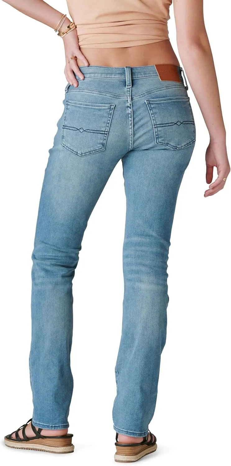 Lucky Brand Women's Mid Rise Sweet Straight