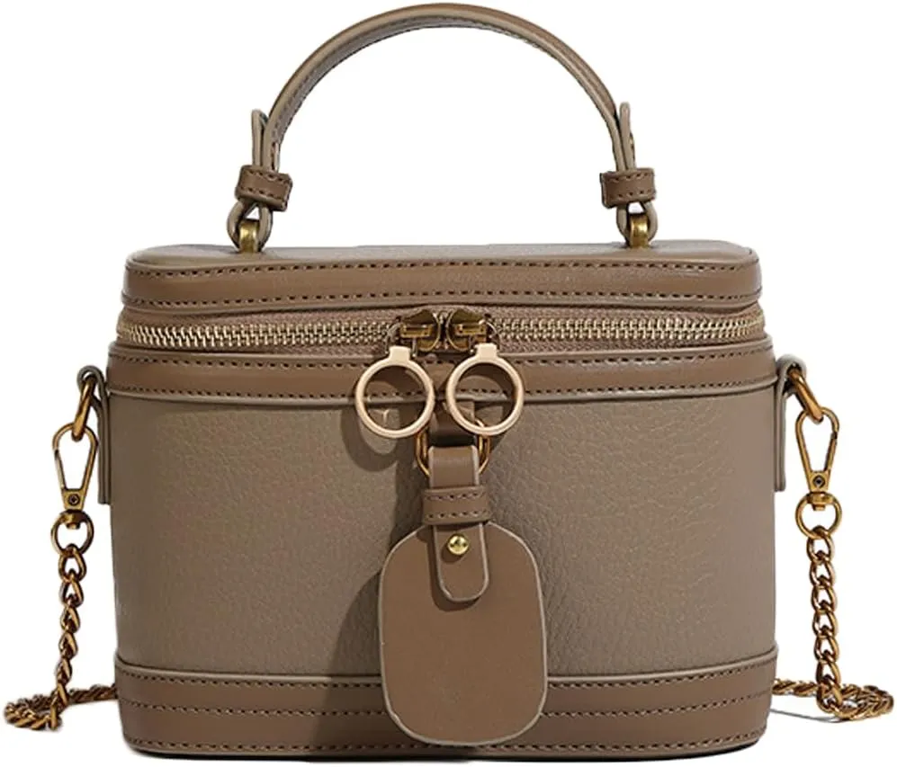 Molodo Top Handle Bag Women Small Vegan Leather Shoulder Bag Box Bag Fashion Handbag Bucket Bag 2024