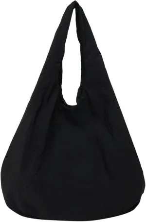 Obosoyo Slouchy Tote Bag Women 2025 Light Large Casual Shoulder Bag Pleated Bottom Bag Purse Work Commute Shopping
