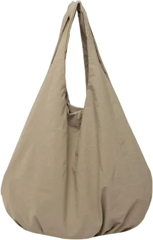 Obosoyo Slouchy Tote Bag Women 2025 Light Large Casual Shoulder Bag Pleated Bottom Bag Purse Work Commute Shopping