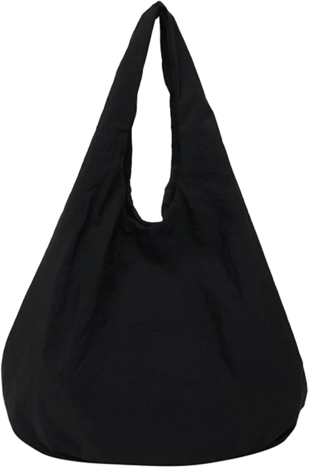 Obosoyo Slouchy Tote Bag Women 2025 Light Large Casual Shoulder Bag Pleated Bottom Bag Purse Work Commute Shopping