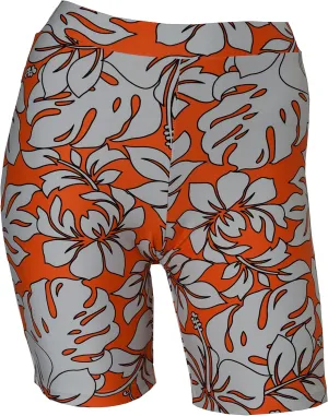 Private Island Women UPF 50  Skinny Beach Board Shorts Swimsuit Hot Pants Bathing Swim Rash Guard Bottom (YSP)