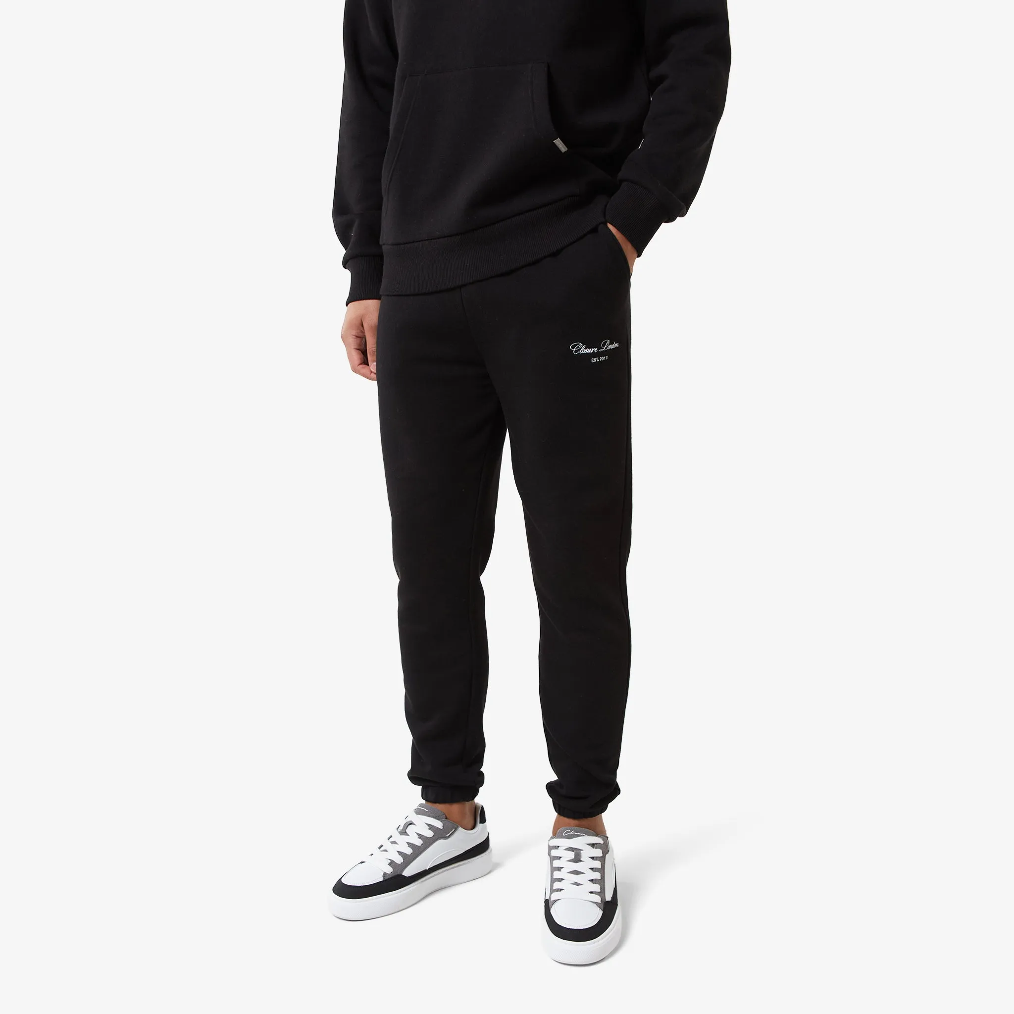 Relaxed Fit Signature Tracksuit | Black