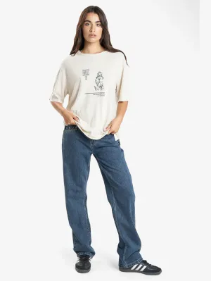 Thrills Paradox Garden Hemp Box-Tee Soft Tan