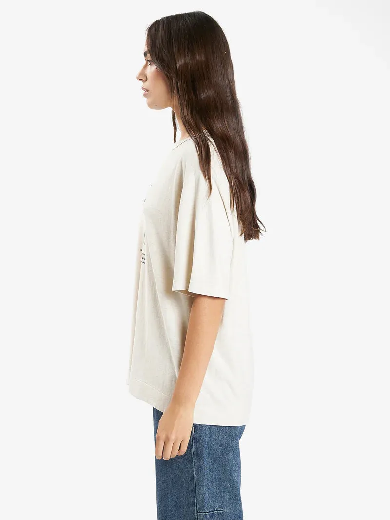 Thrills Paradox Garden Hemp Box-Tee Soft Tan