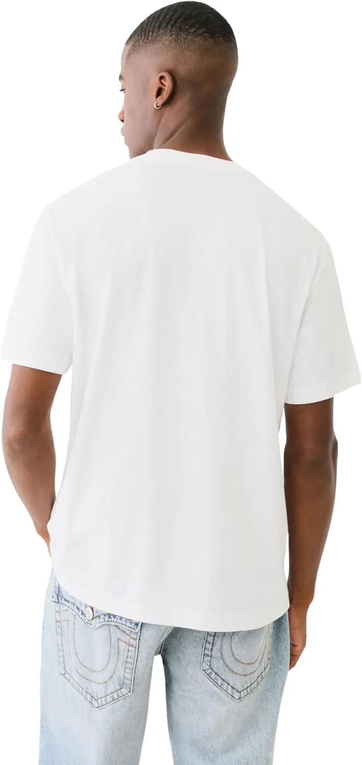 True Religion Men's HIGH Density SRS Railroad TEE