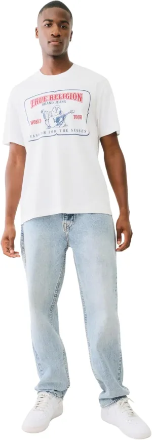 True Religion Men's HIGH Density SRS Railroad TEE
