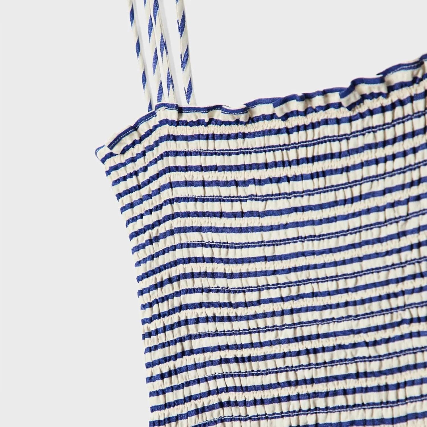 Women Striped Maxi Dress Tie Shoulder Strap Tiered Sundress Boho Flowy Sleeveless Long Dress Summer Beach Dress