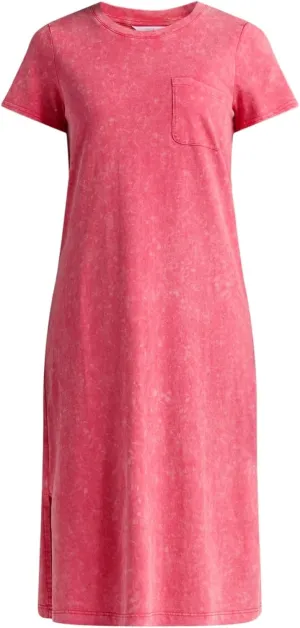 Women's and Women's Plus Cotton T-Shirt Dress with Short Sleeves midi Dresses for Women/Dresses for Women