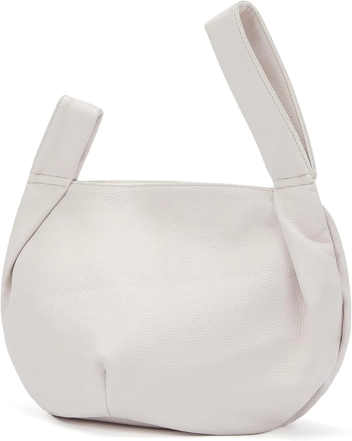 Women's Small Tote Bag for Women Soft Leather Top Handle Bag Wristlet Knot Pouch Purses and Handbags